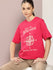 Womens Half Sleeve Round Neck Oversized Fit T-Shirts
