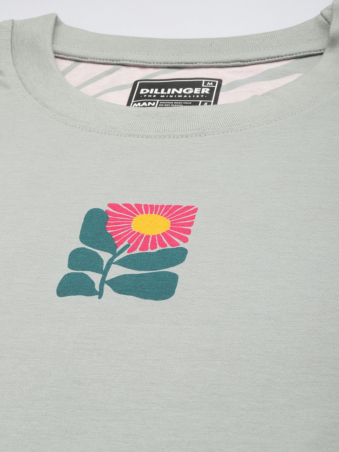 Mens Half Sleeve Round Neck Back Printed Oversized Fit Tshirts