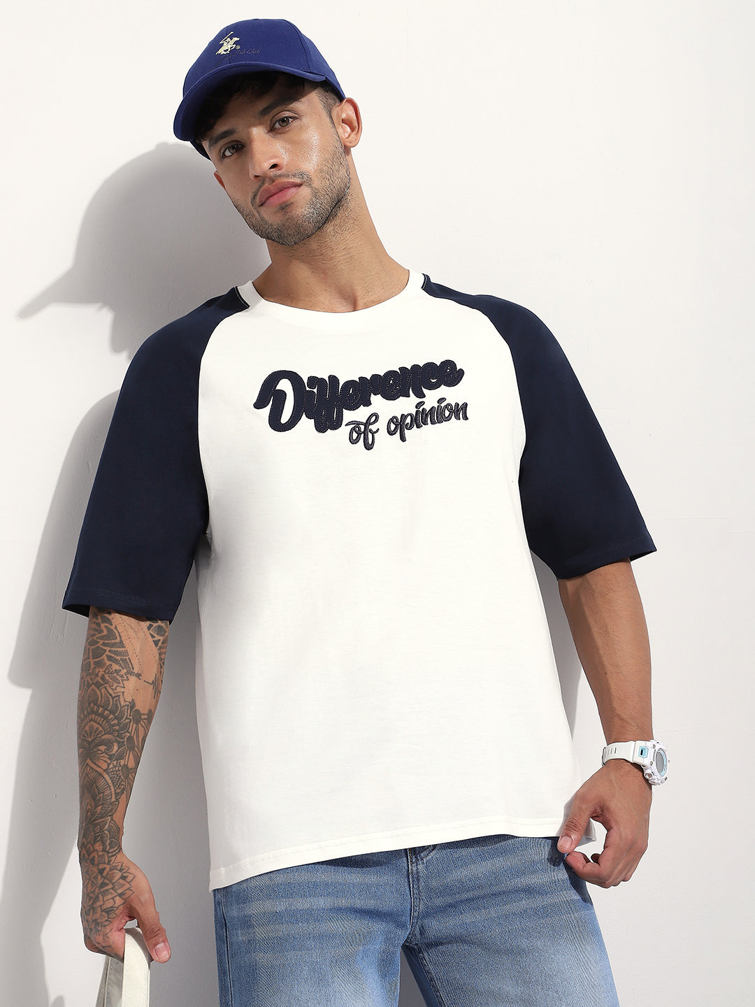 Mens Half Sleeve Round Neck Printed Oversized Fit Tshirts