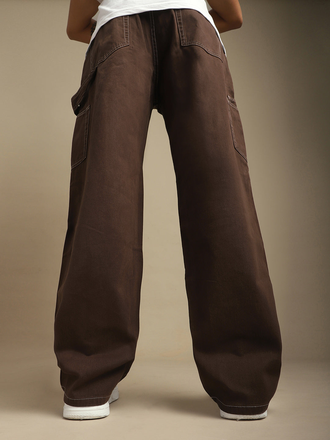Men Plain Cargo Jeans