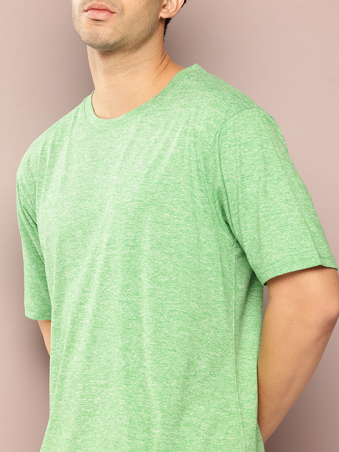 Mens Short Sleeve Round Neck Oversized Polyster Tshirt