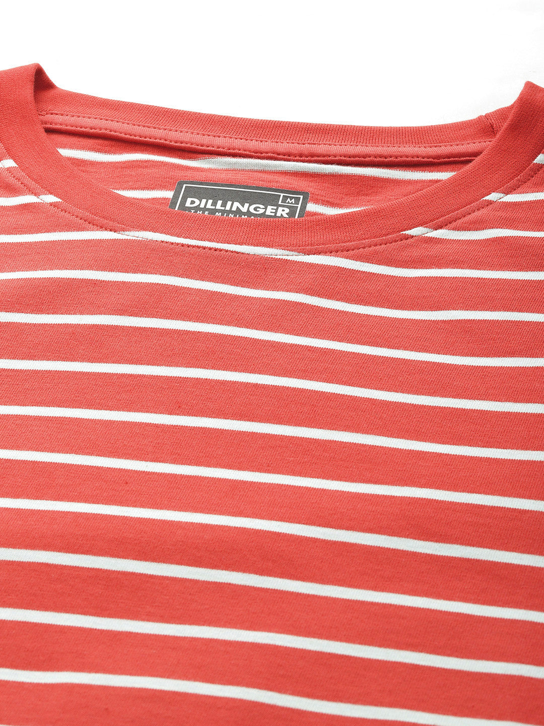 Mens Full Sleeve Round Neck All-Over Striped Regular Fit Tshirts