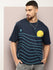 Mens Half Sleeve Round Neck Printed Oversized Fit Tshirts