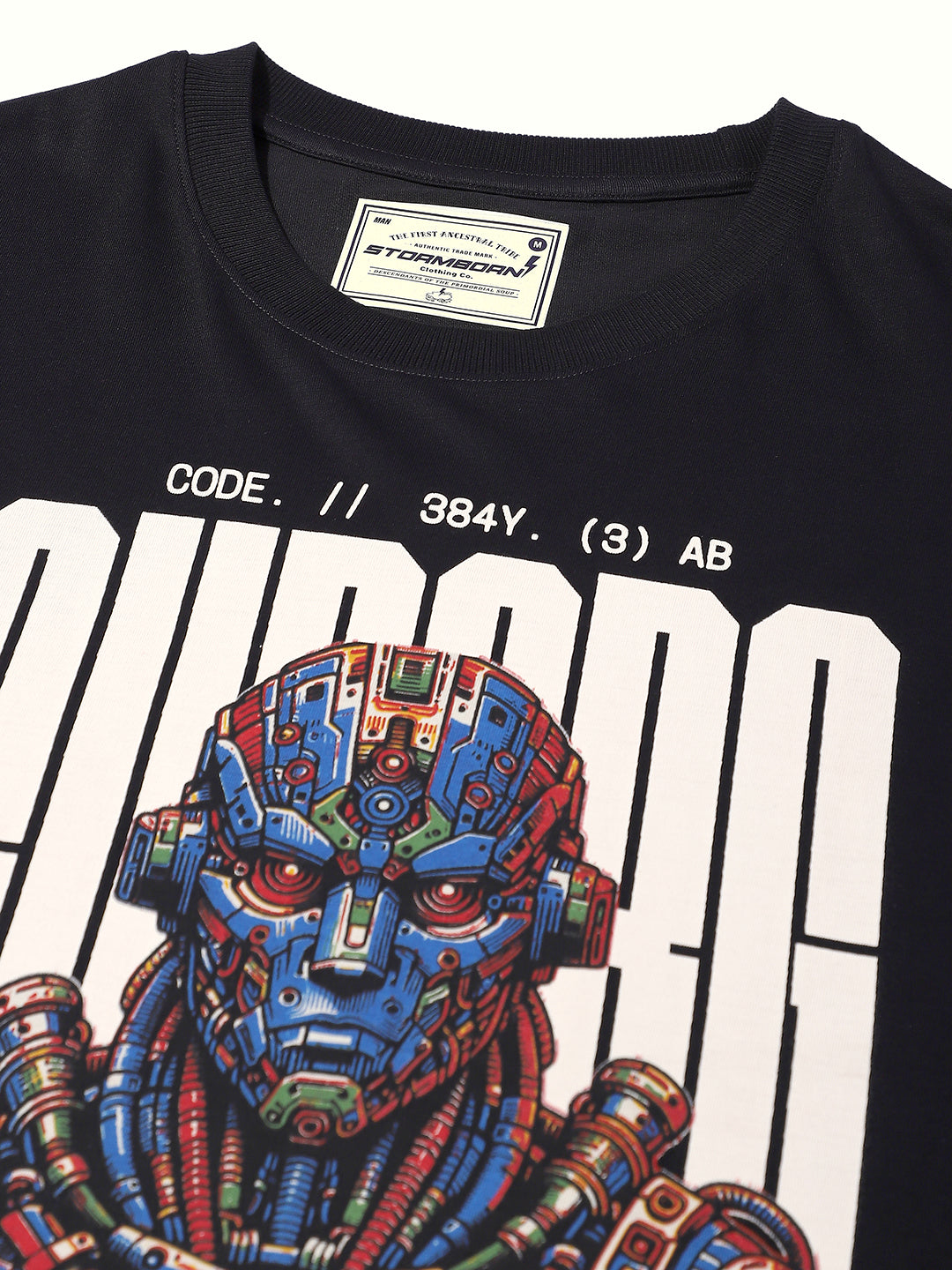 Mens Half Sleeve Drop Shoulder Printed Oversized Fit T-Shirts