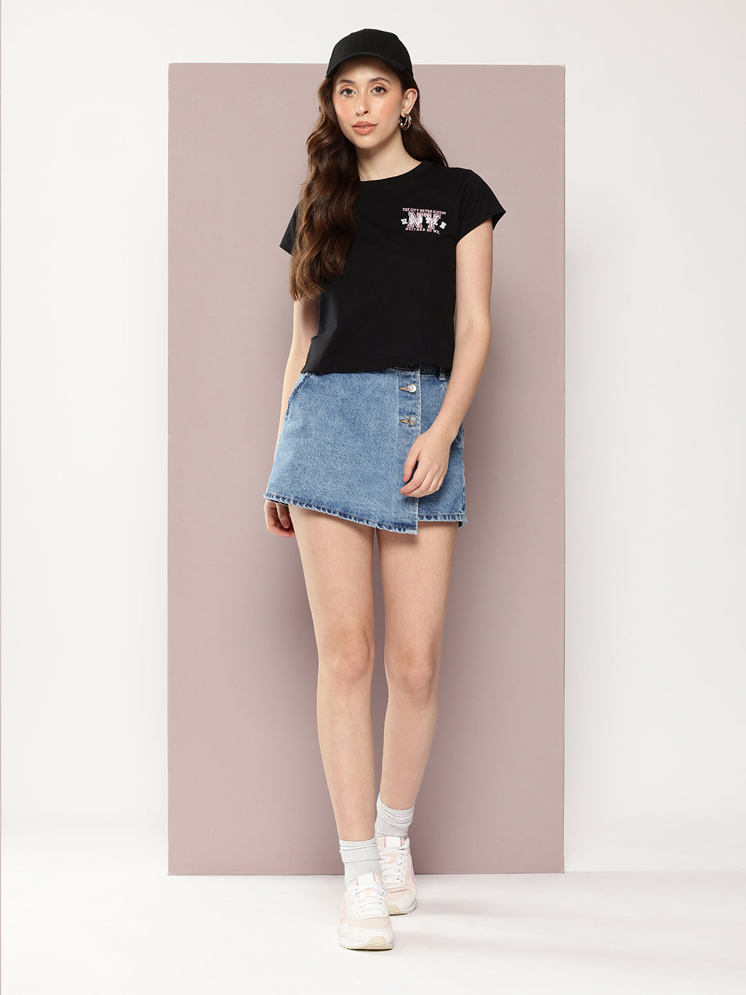Womens Half Sleeve Round Neck Embroidered Regular Fit Tshirts