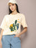 Womens Short Sleeve Round Neck Oversized Fit T-Shirt