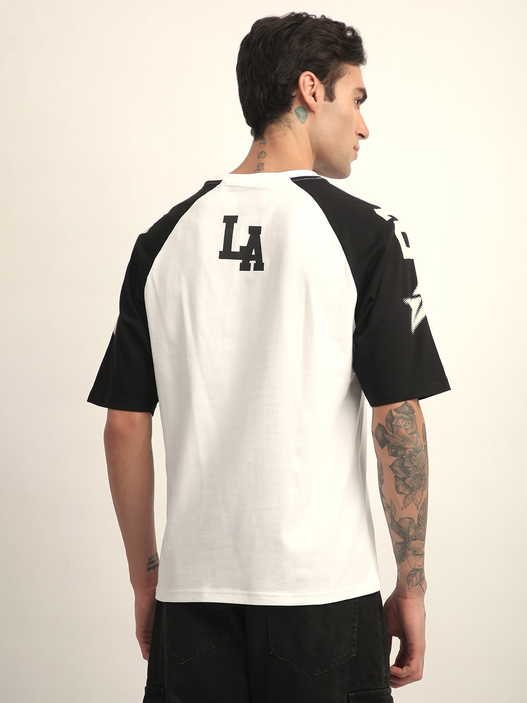 Mens Half Sleeve Round Neck Printed Oversized Fit Tshirts