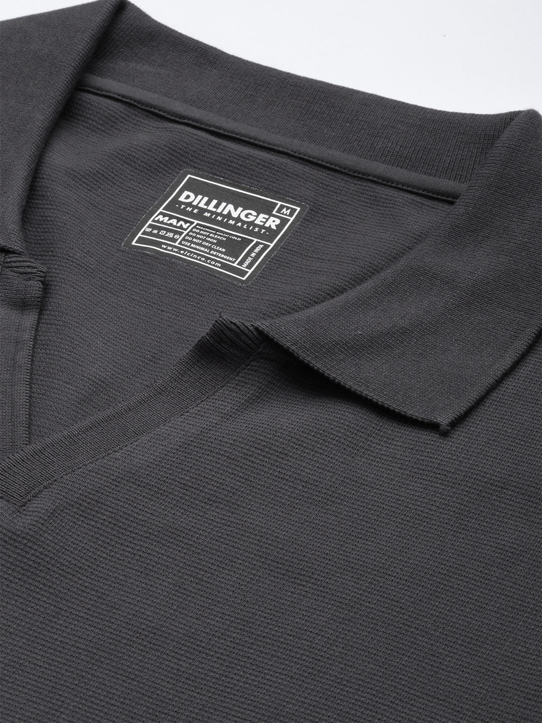 Mens Half Sleeve Polo Neck Solid Oversized Fit Tshirts