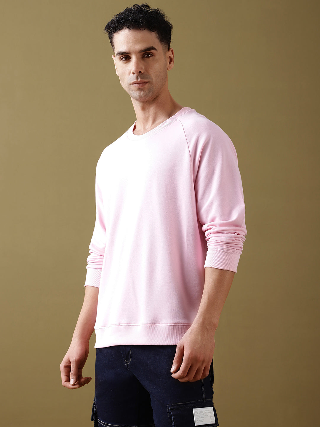 Mens Full Sleeve Round Neck Oversized Fit T-Shirts