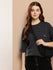 Womens Half Sleeve Round Neck Solid Oversized Fit Tshirts