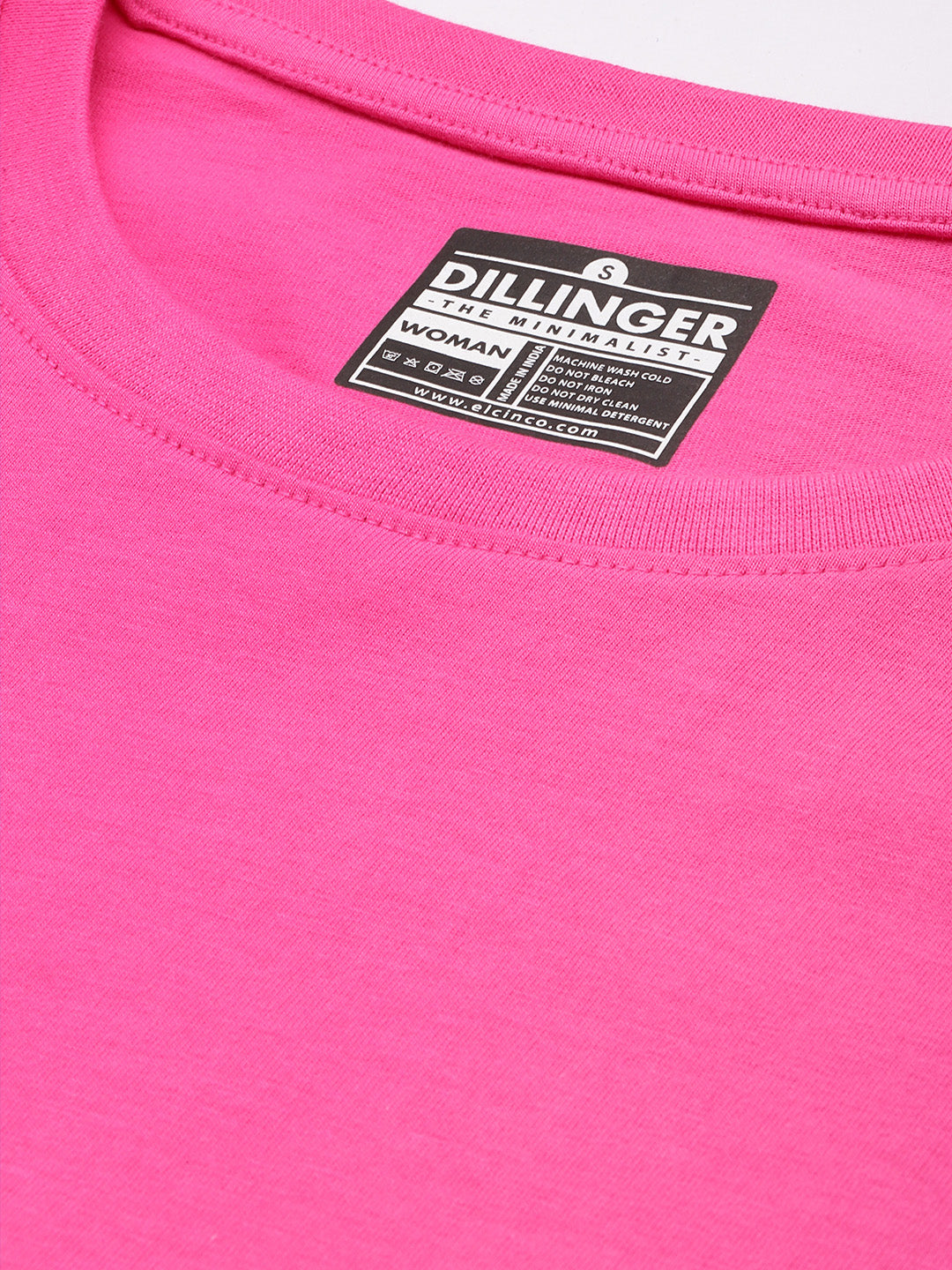 Womens Half Sleeve Round Neck Solid Boxy Fit Tshirts