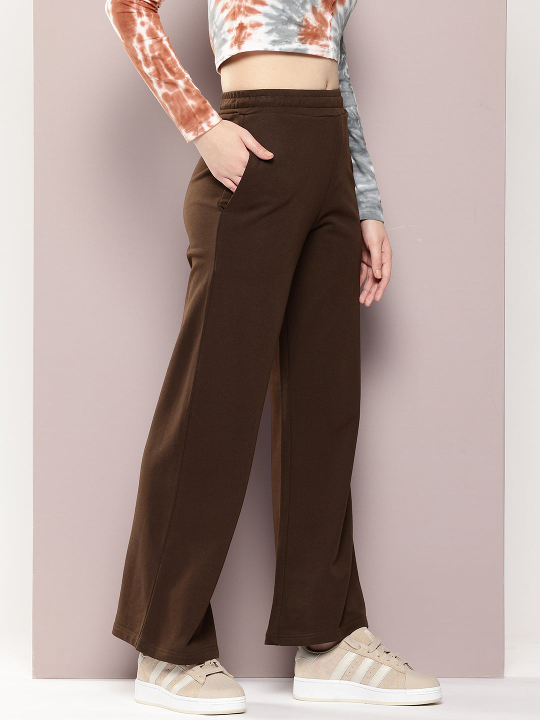 Women Ultra Soft Drapey Cotton Extra Baggy Korean Pant