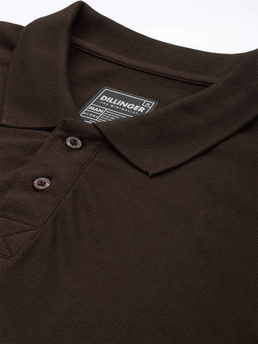 Mens Full Sleeve Polo Neck Solid Oversized Fit Tshirts