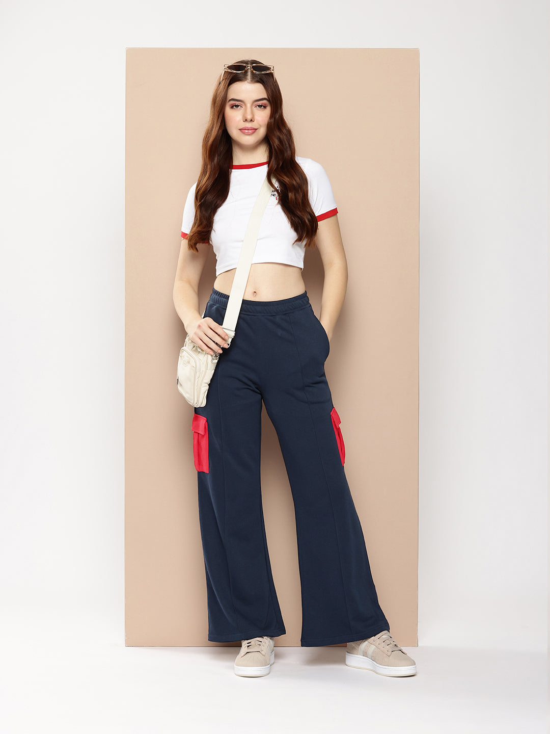 Women Ultra Soft Drapey Cotton Extra Baggy Korean Pant