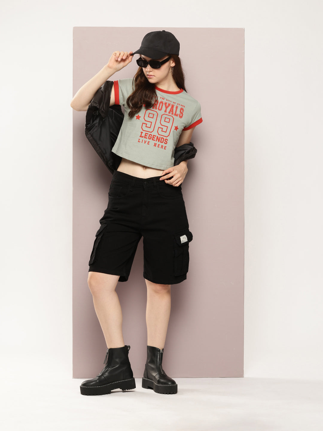 Womens Half Sleeve Round Neck Printed Regular Fit Tshirts