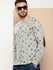 Mens Full Sleeve Round Neck All-Over Printed Regular Fit Tshirts