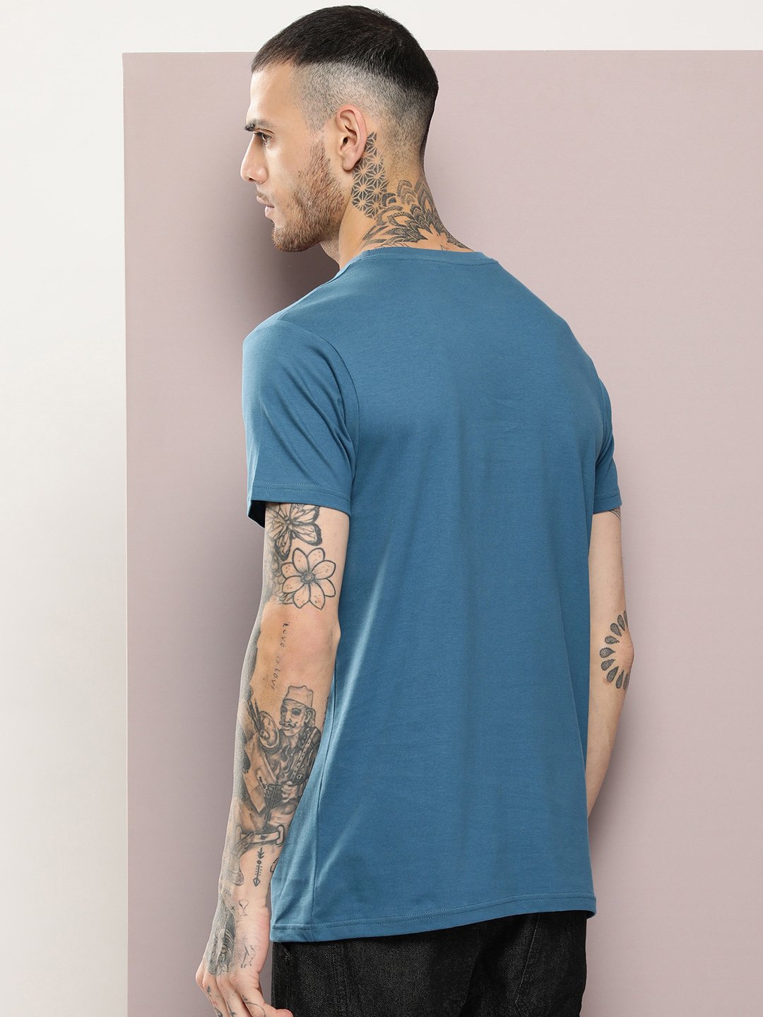 Mens Half Sleeve Round Neck Regular Fit T-Shirts