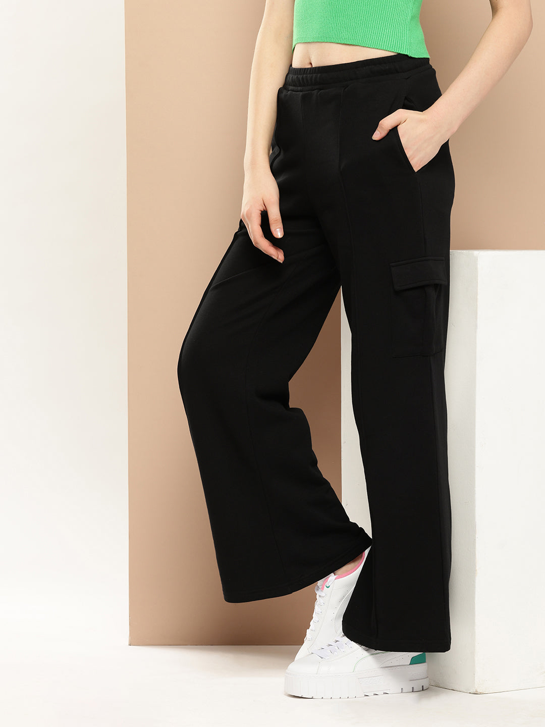 Women Cotton Relaxed Baggy Korean Pants