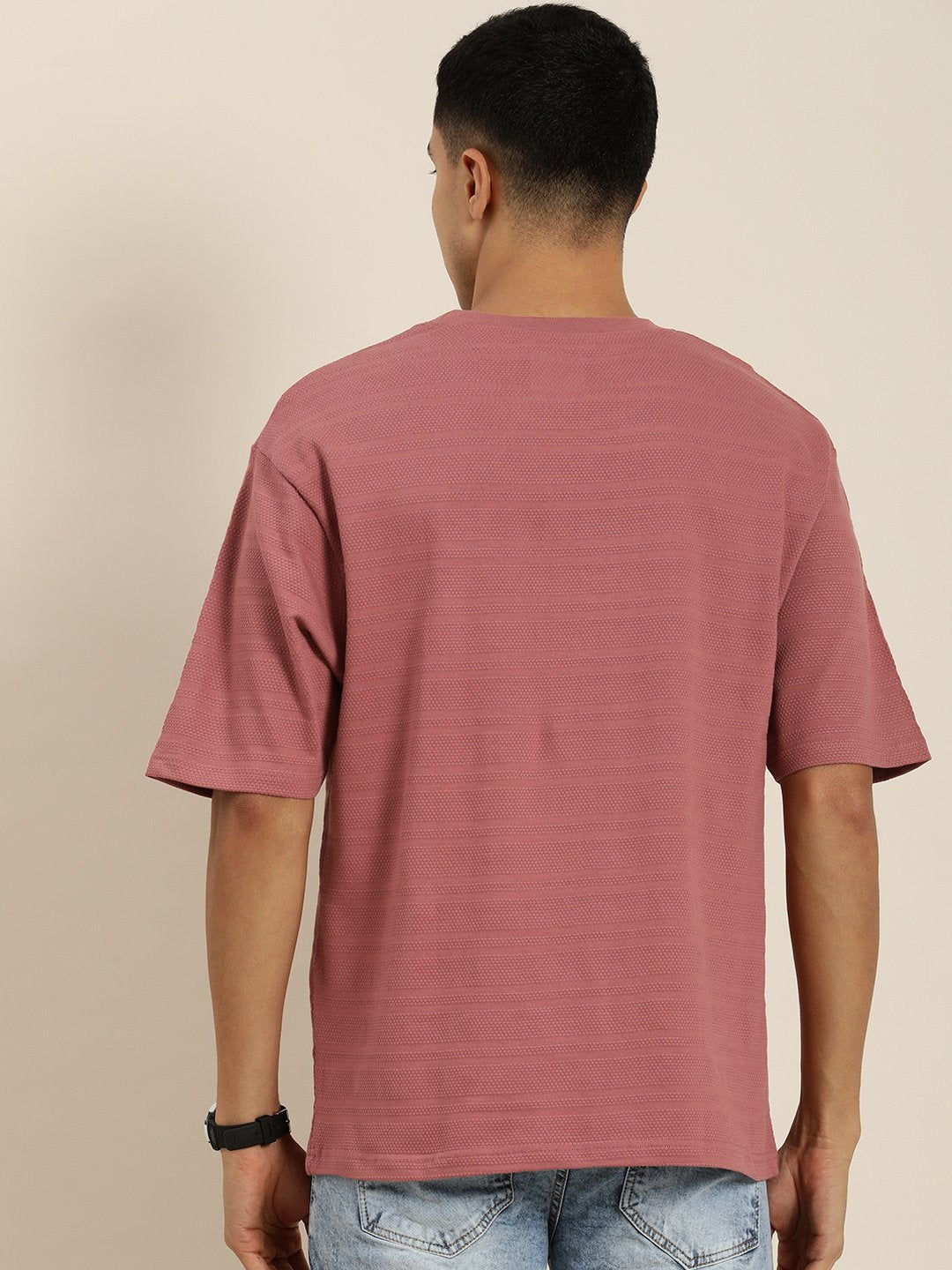 Mens Half Sleeve Round Neck Oversized Fit T-Shirts