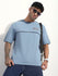 Mens Half Sleeve Round Neck Embroidered Oversized Fit Tshirts