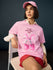 Womens Short Sleeve Printed Oversized Fit Tshirt 