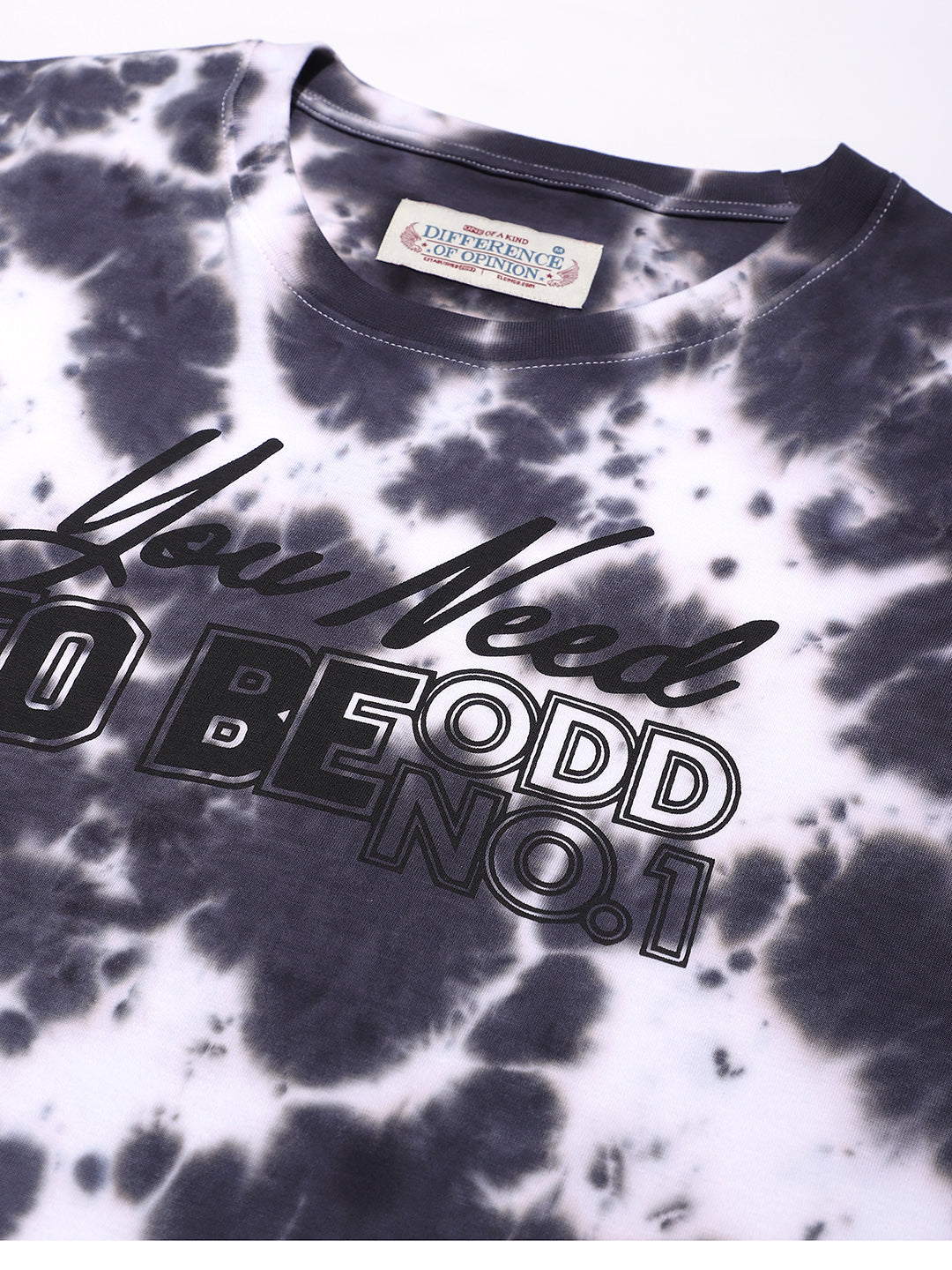 Mens Half Sleeve Round Neck All-Over Striped Oversized Fit Tshirts