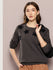 Womens Full Sleeve Round Neck Embroidered Relaxed Fit Tshirts