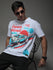 Mens Half Sleeve Drop Shoulder Printed Oversized Fit T-Shirts