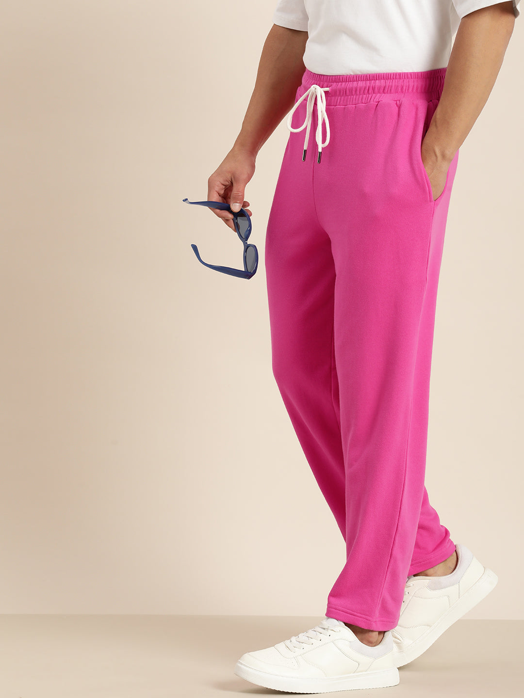 Men Lightweight Relaxed Fit Baggy Korean Pant