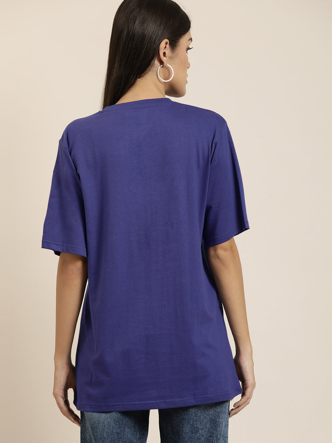 Womens Half Sleeve Oversized Fit Polo T-Shirts