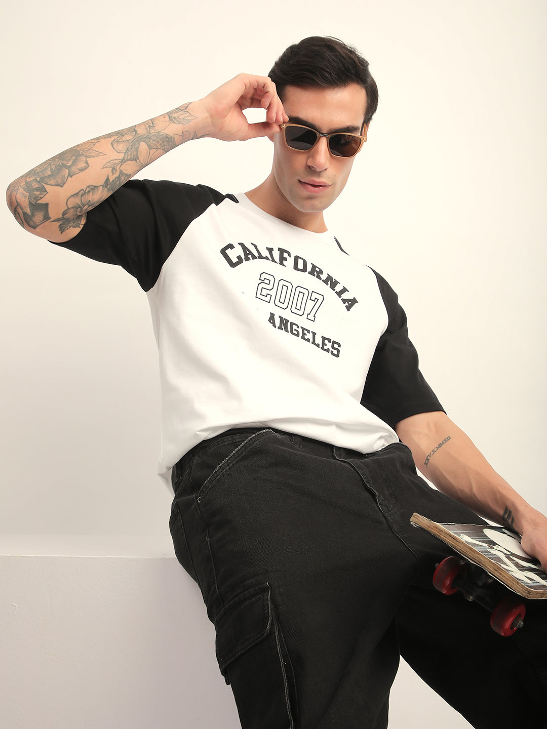Mens Half Sleeve Round Neck Printed Oversized Fit Tshirts