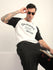 Mens Half Sleeve Round Neck Printed Oversized Fit Tshirts