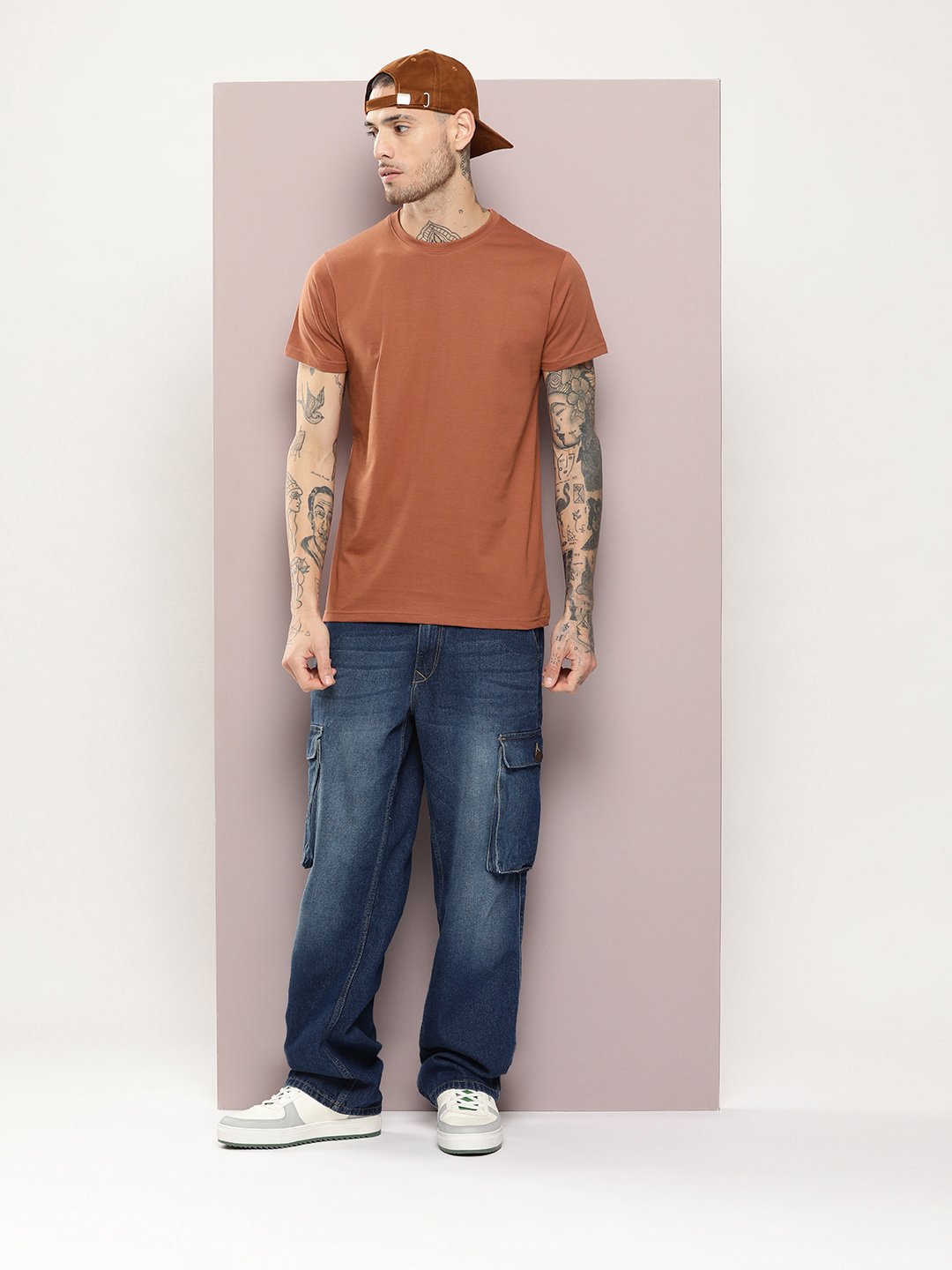 Mens Half Sleeve Round Neck Regular Fit T-Shirts