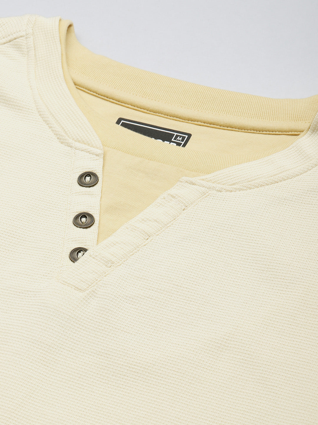 Mens Full Sleeve V-Neck Solid Regular Fit Tshirts
