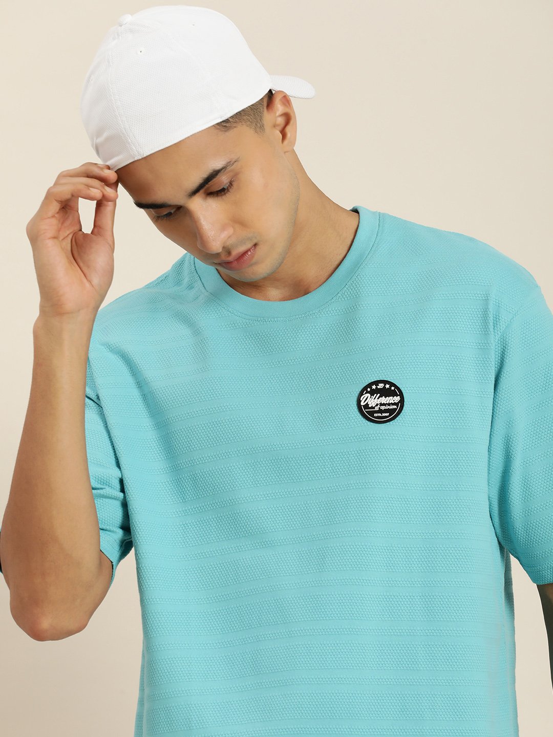 Mens Half Sleeve Round Neck Oversized Fit T-Shirts