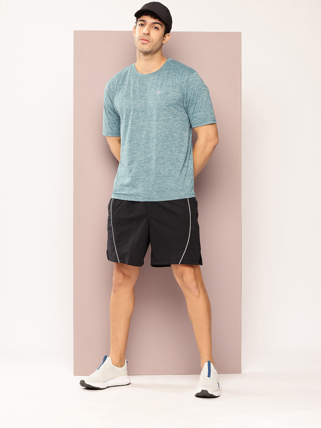 Mens Short Sleeve Round Neck Oversized Polyster Tshirt
