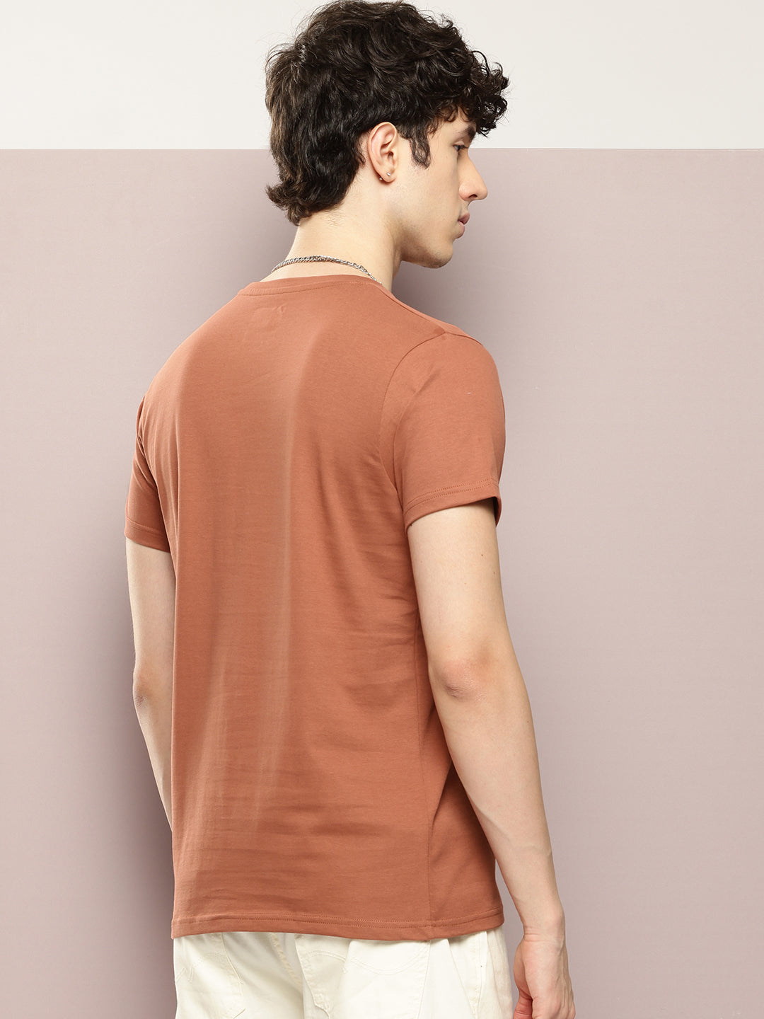 Mens Half Sleeve Round Neck Printed Regular Fit Tshirts