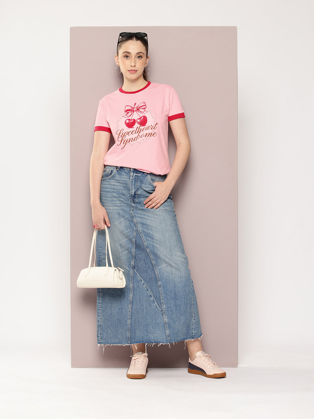 Womens Half Sleeve Round Neck Printed Regular Fit Tshirts