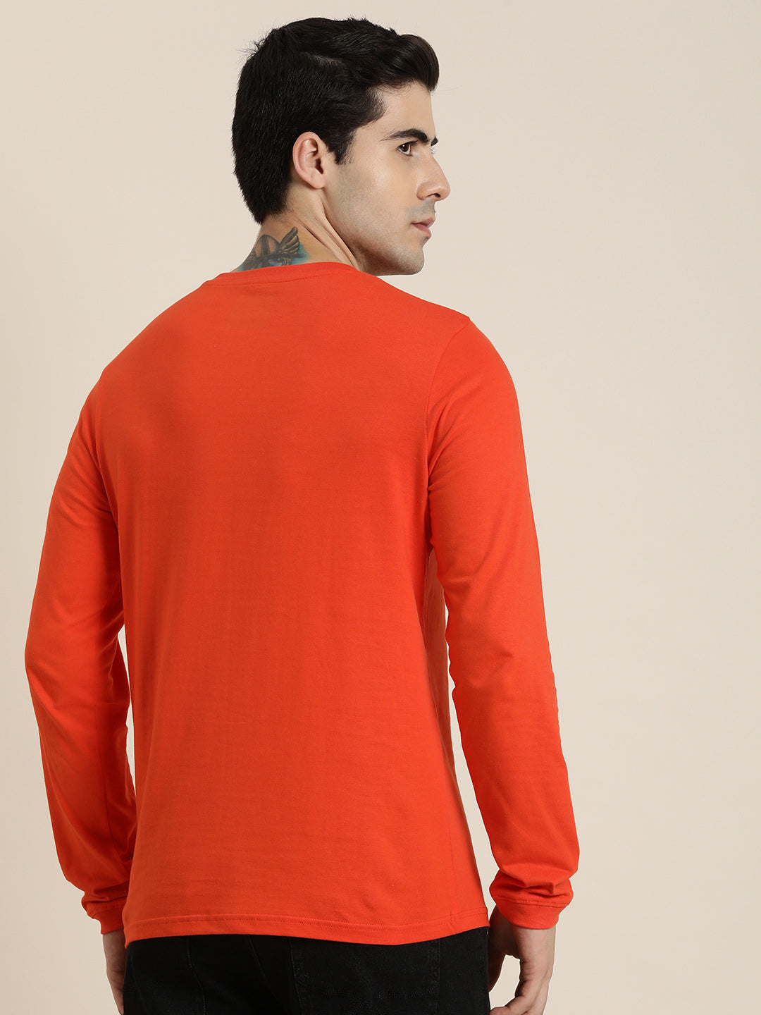 Mens Full Sleeve Round Neck Regular Fit T-Shirts