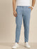 Men Solid Ankle-Length Chinos Trousers