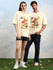 Mens Half Sleeve Printed Oversized Tshirt