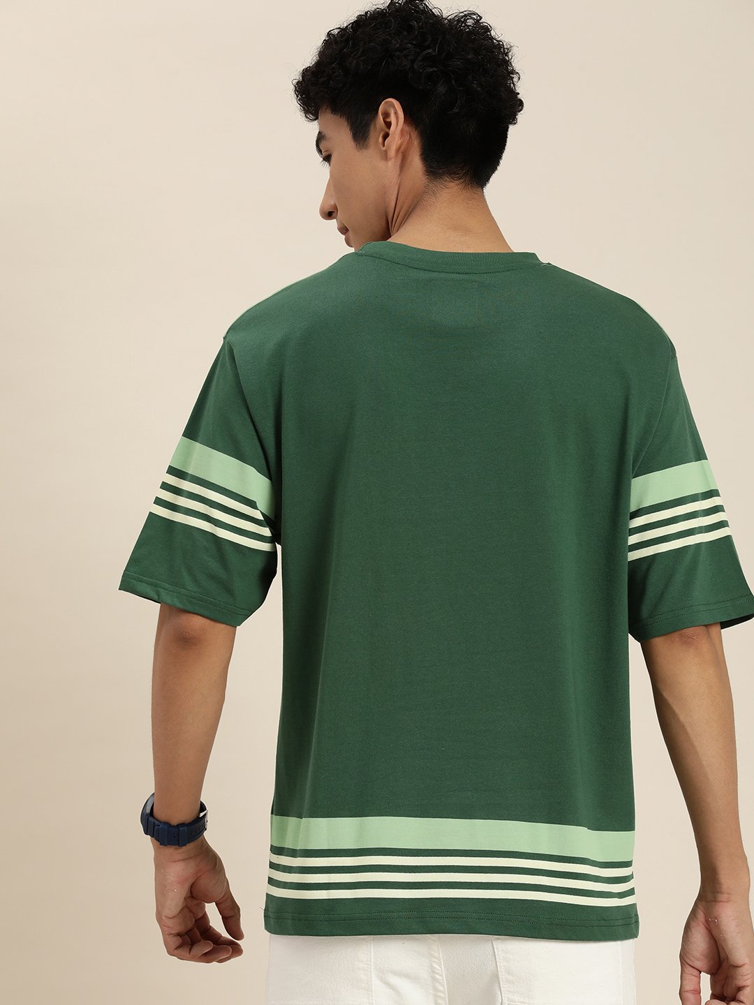 Mens Half Sleeve Round Neck Oversized Fit T-Shirts