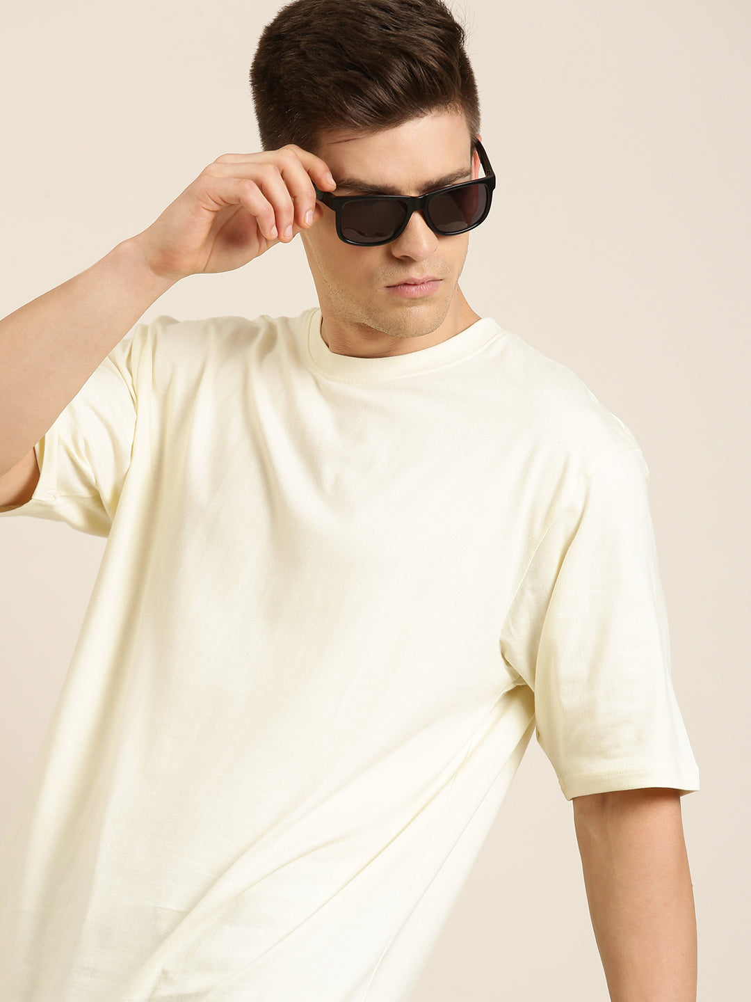 Mens Half Sleeve Round Neck Oversized Fit T-Shirts