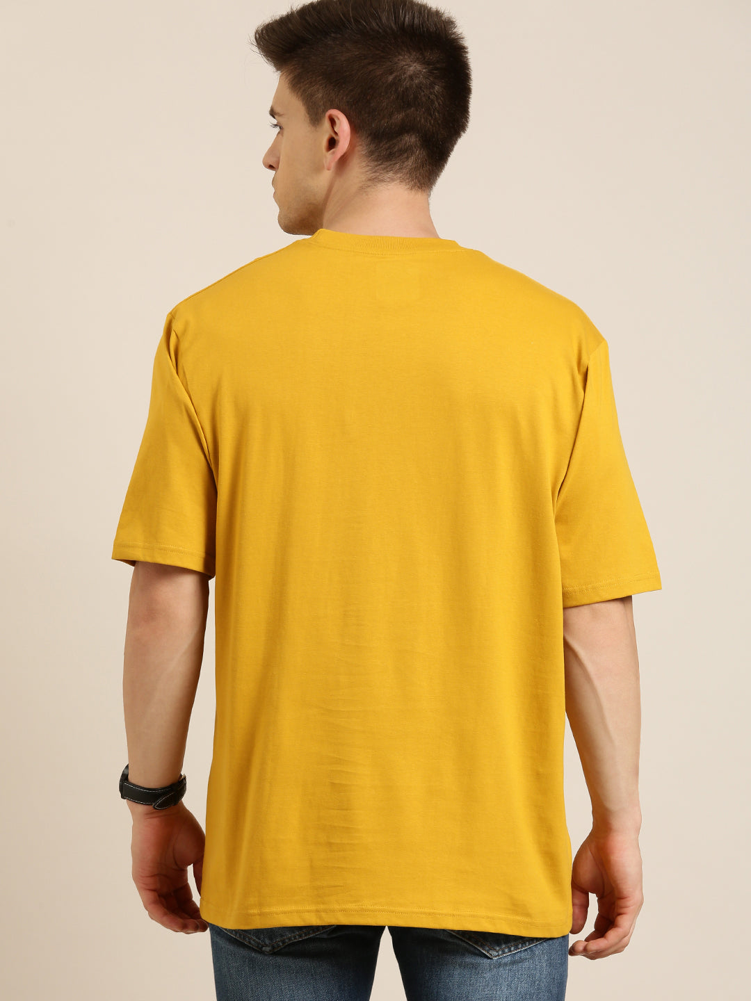 Mens Half Sleeve Round Neck Oversized Fit T-Shirts