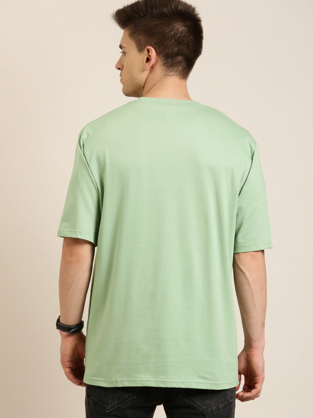 Mens Half Sleeve Round Neck Oversized Fit T-Shirts