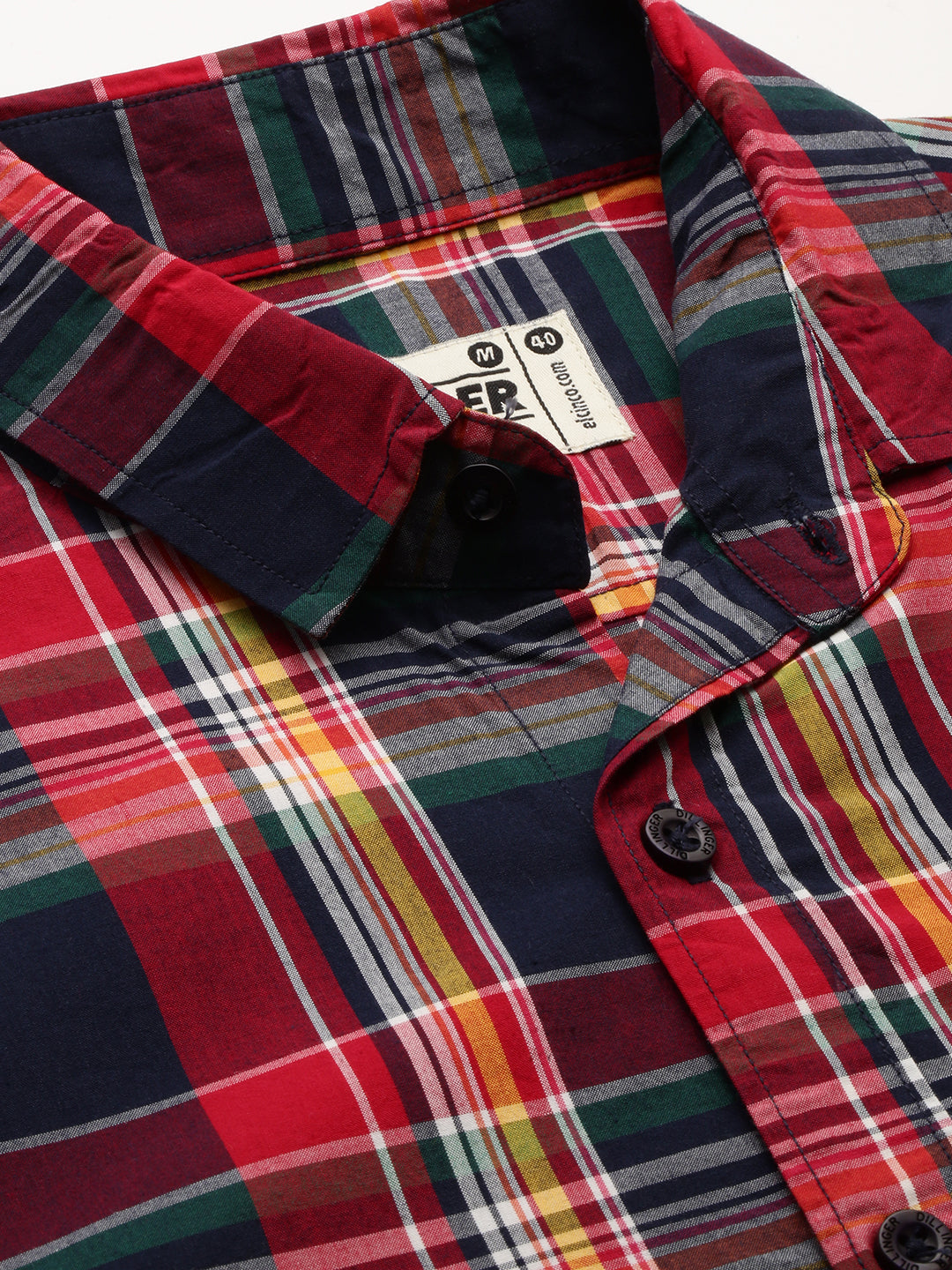Men Checked Full Sleeve Shirt With Pocket