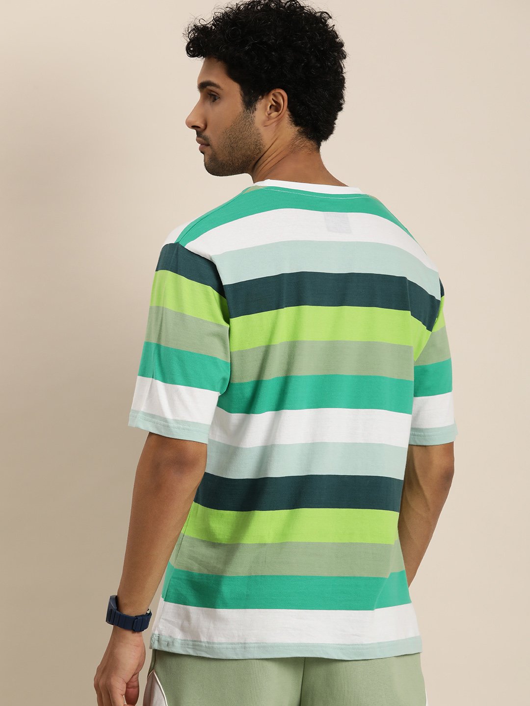 Mens Half Sleeve Round Neck Oversized Fit T-Shirts