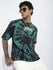 Mens Half Sleeve Round Neck Striped Oversized Fit Tshirts