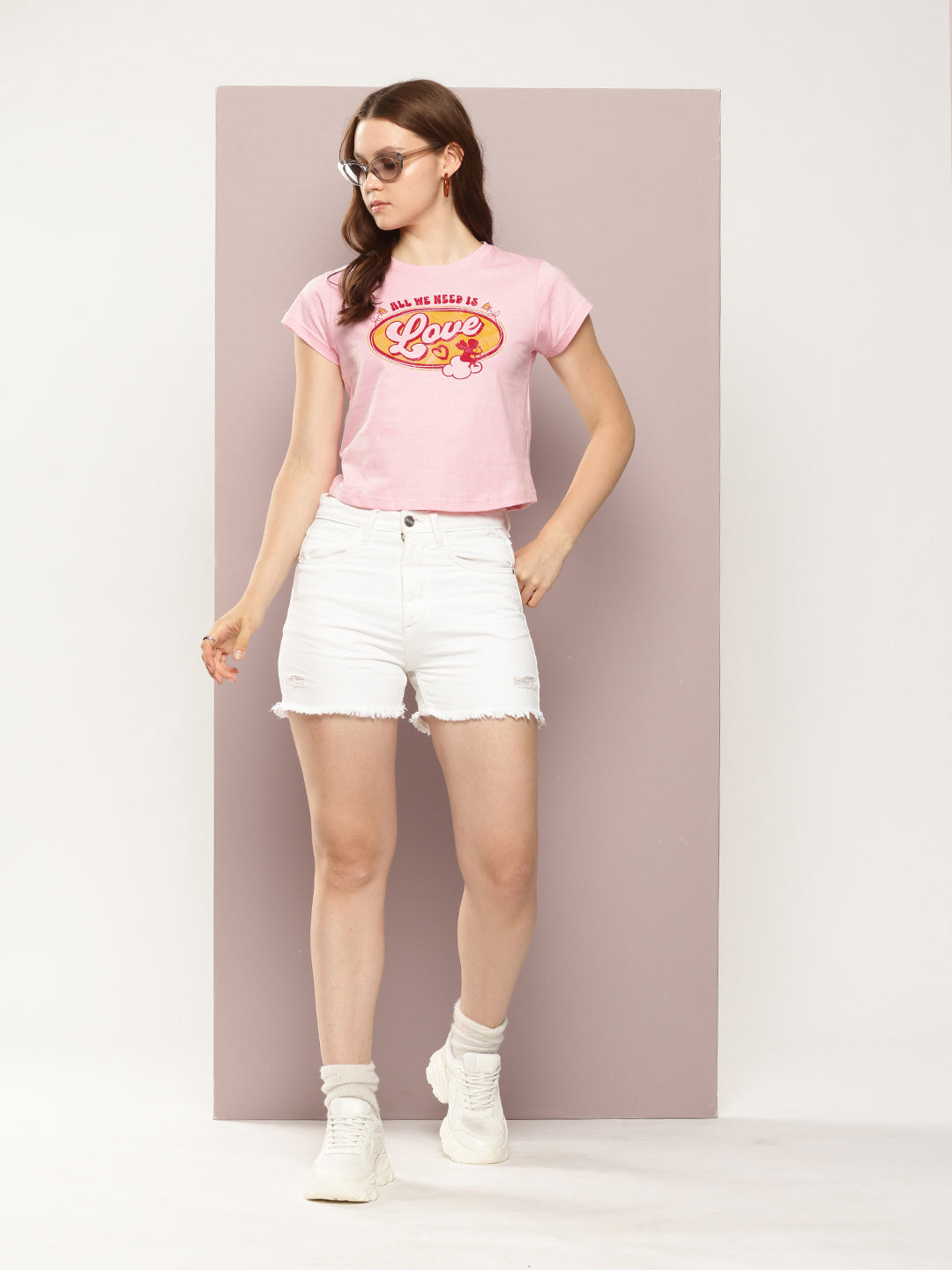Womens Half Sleeve Round Neck Printed Regular Fit Tshirts