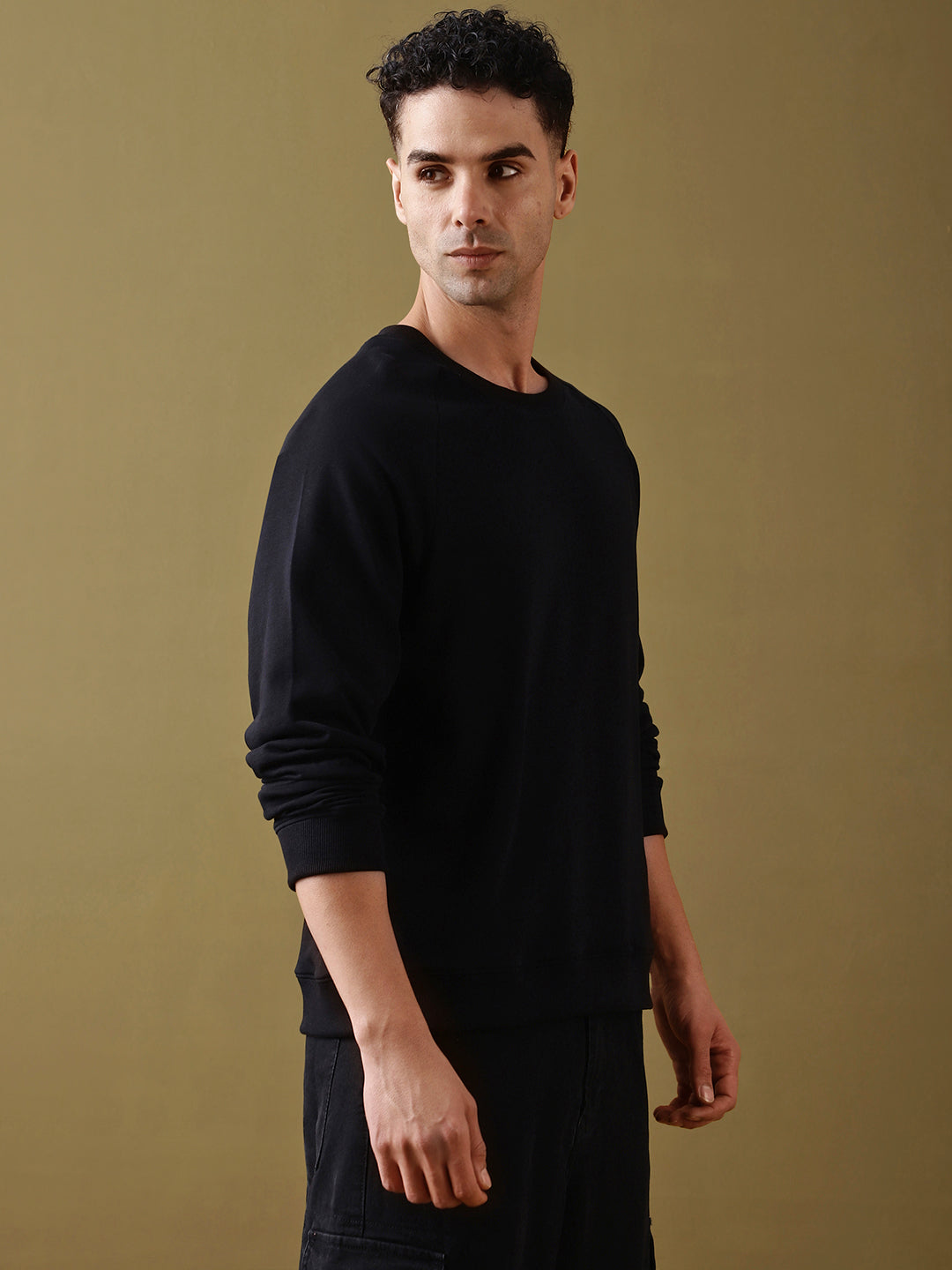 Mens Full Sleeve Round Neck Oversized Fit T-Shirts